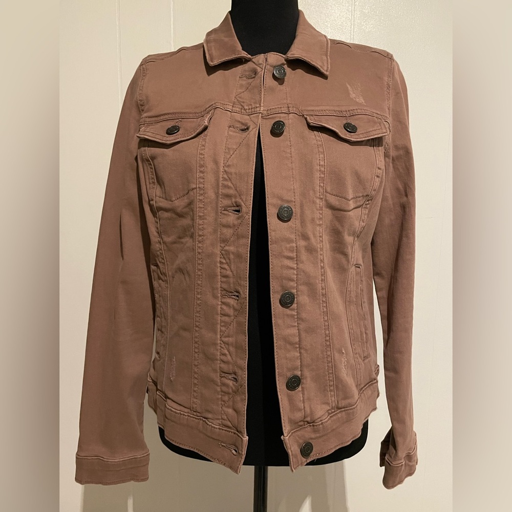 Sonoma Women's Plum-Color Jean Jacket